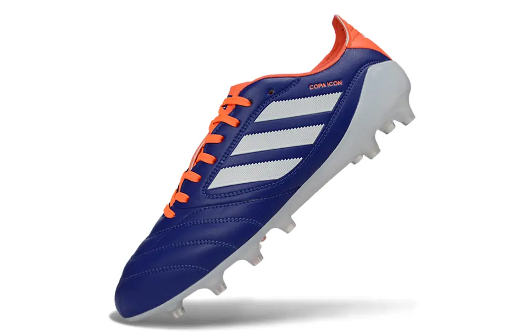 Close-up of Adidas Copa Icon II Elite FG stud pattern and sleek design for football cleats.