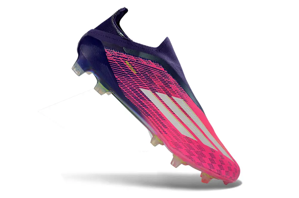 Adidas F50 Elite FG Laceless football boots in action, highlighting their performance and agility features.