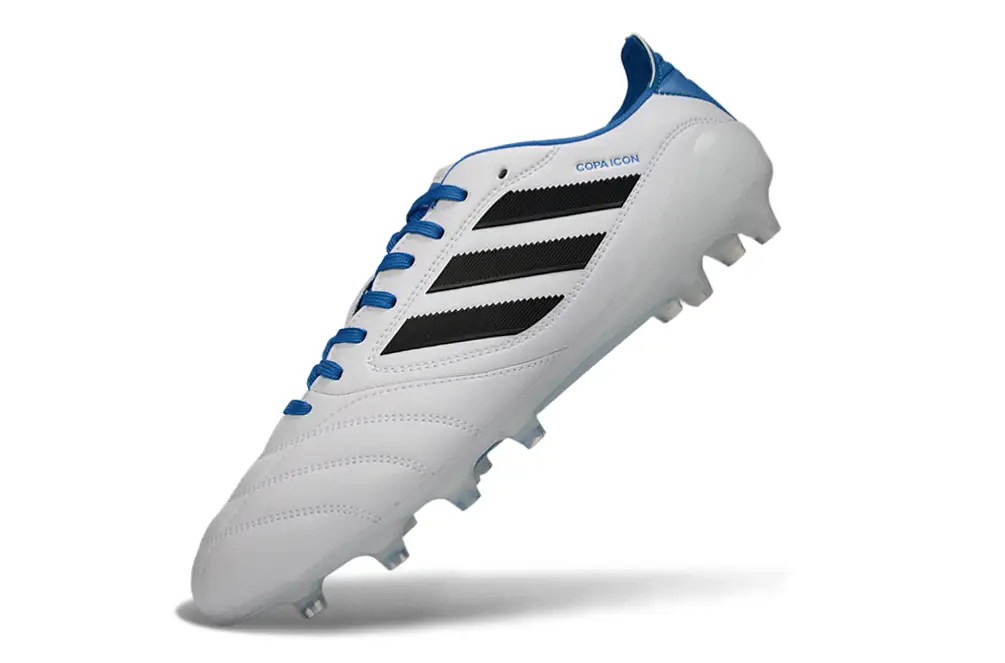 Close-up of Adidas Copa Icon II Elite FG soccer cleats, featuring high-quality materials and design