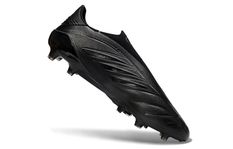 Adidas Copa Pure IV Elite Laceless FG football cleat in action on the field