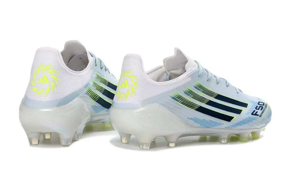 Adidas F50 Elite FG football boot's upper material and lacing system for a snug fit