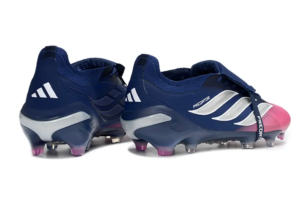 Side view of Adidas Predator 26 Elite Tongue FG soccer shoes
