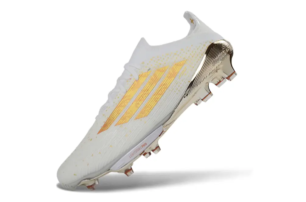Close-up of Adidas F50+ Elite FG Studs for Enhanced Traction on Firm Ground